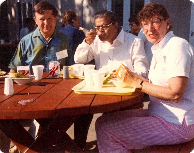 Royston Clowes G R K Sastry Ruth Sager 1980